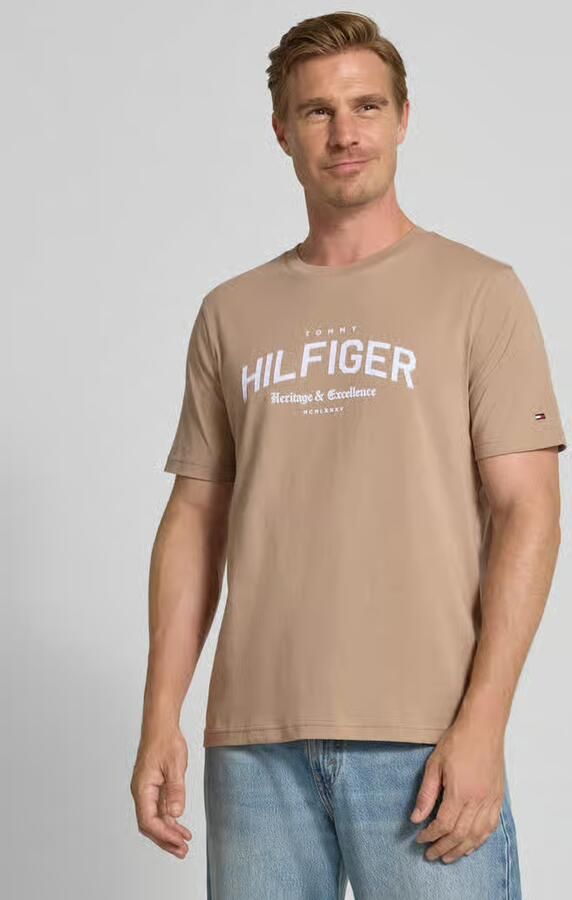 Tommy Hilfiger Regular fit T-shirt van puur katoen - Foto 5