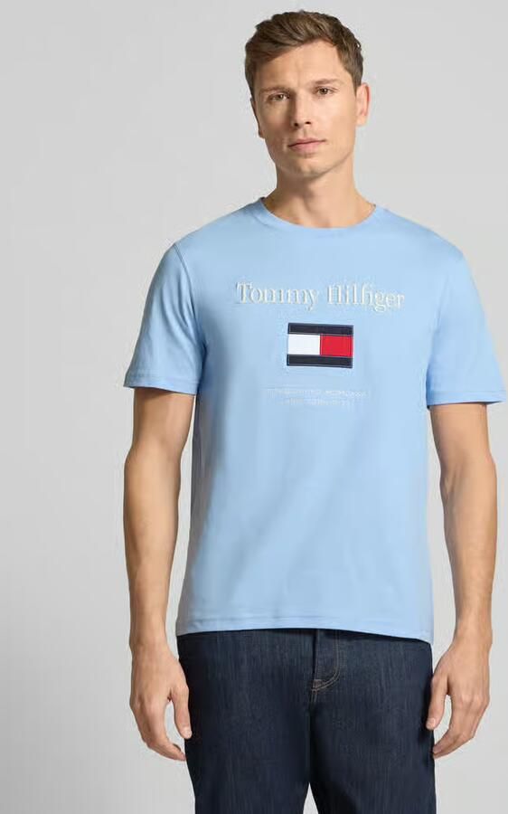 Tommy Hilfiger Regular fit T-shirt van puur katoen - Foto 2