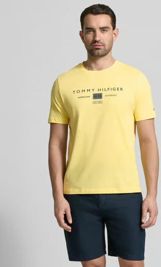 Tommy Hilfiger regular fit T-shirt van puur katoen - Foto 4