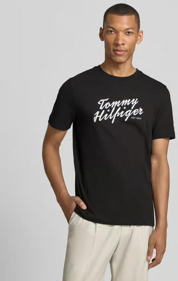 Tommy Hilfiger regular fit T-shirt van puur katoen - Foto 2