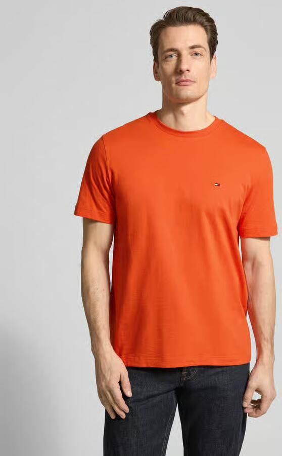 TOMMY HILFIGER Heren Polo's & T-shirts Ess Seasonal Reg Fit Solid Tee Oranje - Foto 11