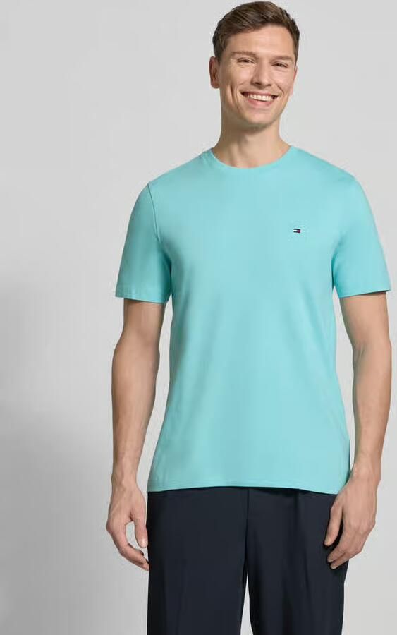 Tommy Hilfiger Regular fit T-shirt van puur katoen - Foto 10