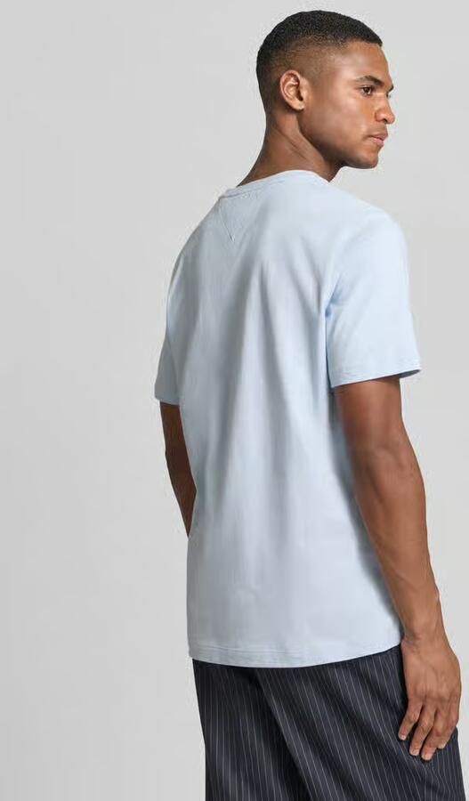 TOMMY HILFIGER Heren Polo's & T-shirts Ess Seasonal Reg Fit Solid Tee Lichtblauw - Foto 13
