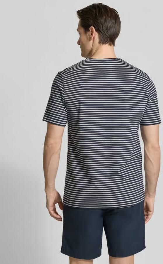 TOMMY HILFIGER Heren Polo's & T-shirts Ess Seasonal Reg Fit Stripe Tee Donkerblauw - Foto 5