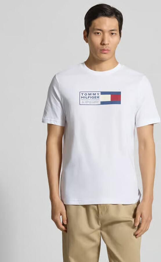 Tommy Hilfiger regular fit T-shirt van puur katoen - Foto 3