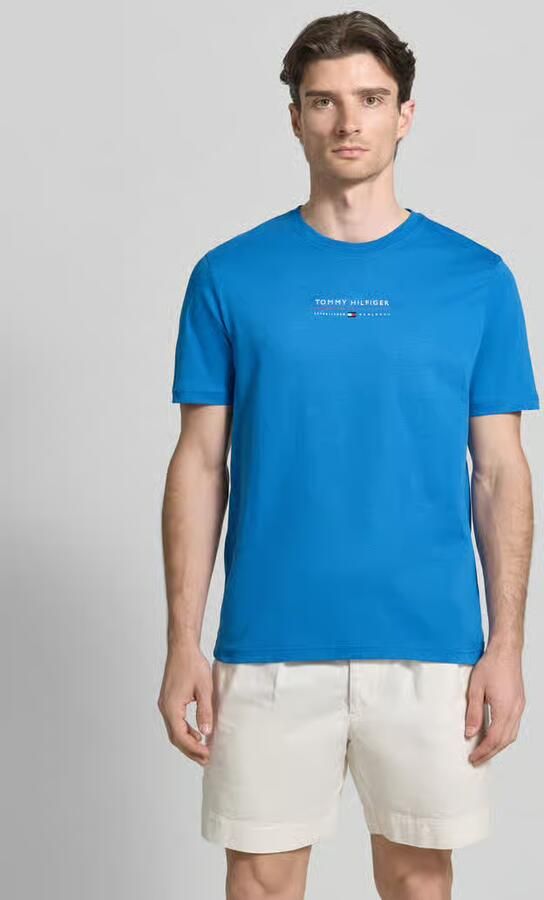 Tommy Hilfiger regular fit T-shirt van puur katoen - Foto 3