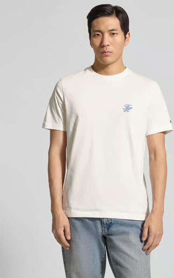 Tommy Hilfiger regular fit T-shirt van puur katoen - Foto 3