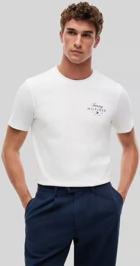 Tommy Hilfiger regular fit T-shirt van puur katoen - Foto 5