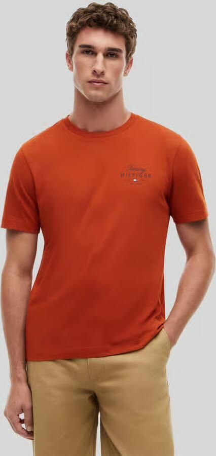 Tommy Hilfiger regular fit T-shirt van puur katoen - Foto 4