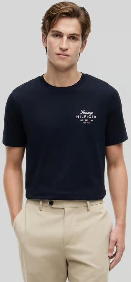 Tommy Hilfiger regular fit T-shirt van puur katoen - Foto 6