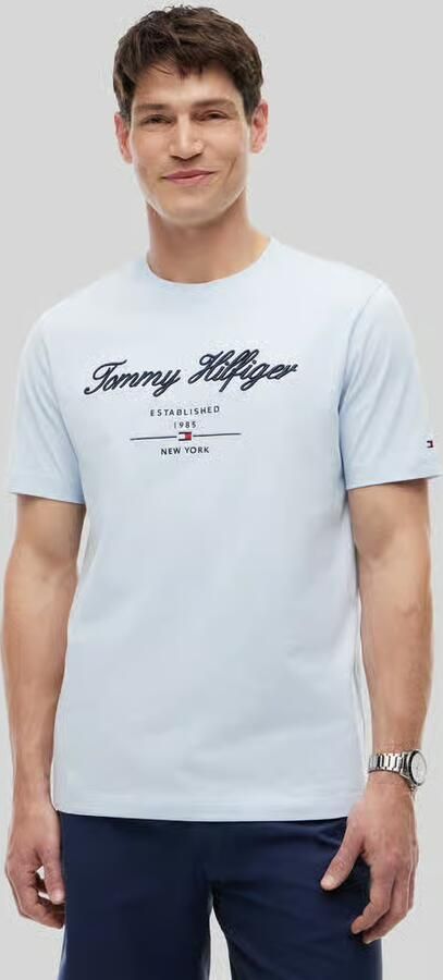 Tommy Hilfiger regular fit T-shirt van puur katoen - Foto 3