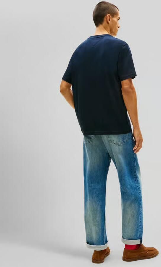 Tommy Hilfiger Embroidered Script T-Shirt Navy- Heren Navy - Foto 9
