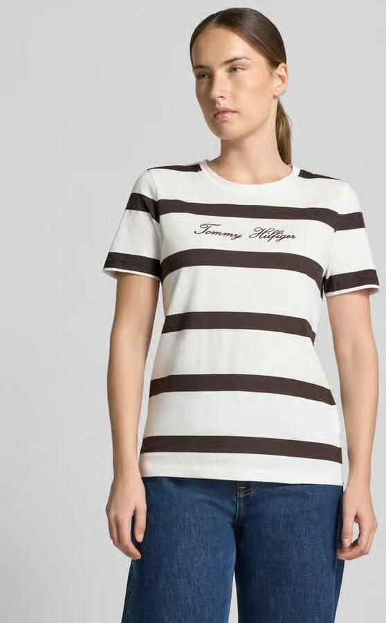 Tommy Hilfiger regular fit T-shirt van puur katoen - Foto 2