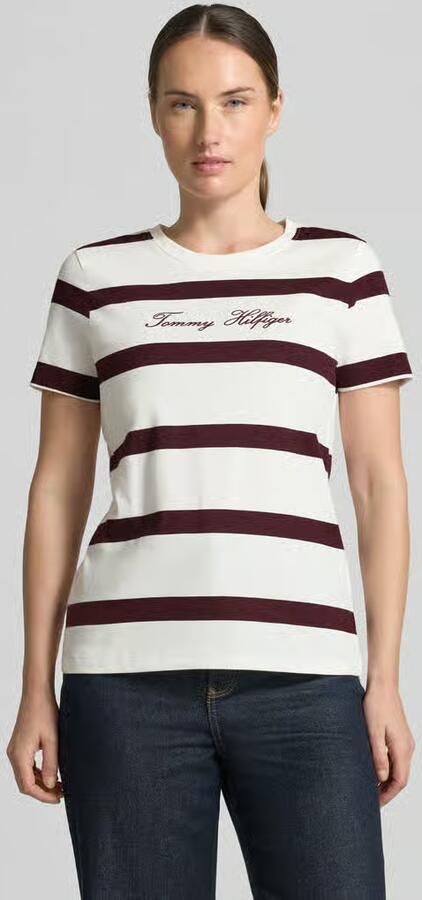 Tommy Hilfiger regular fit T-shirt van puur katoen - Foto 2
