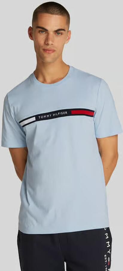Tommy Hilfiger Regular fit T-shirt met labelstitching - Foto 5