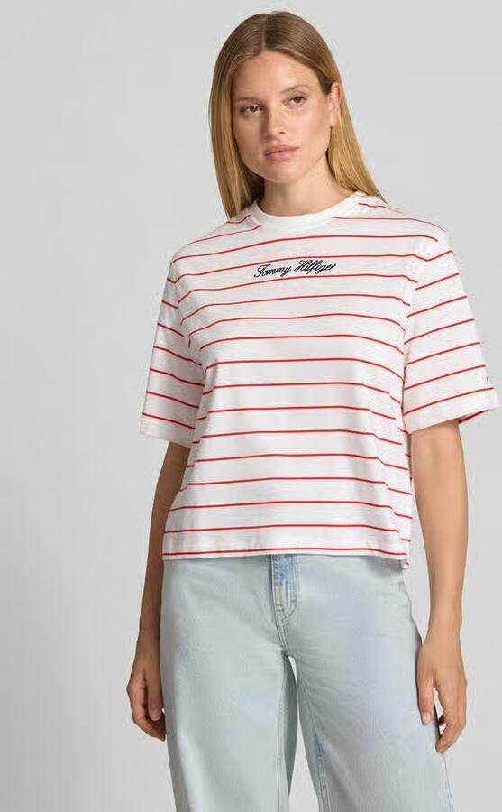 Tommy Hilfiger regular fit T-shirt van puur katoen - Foto 2