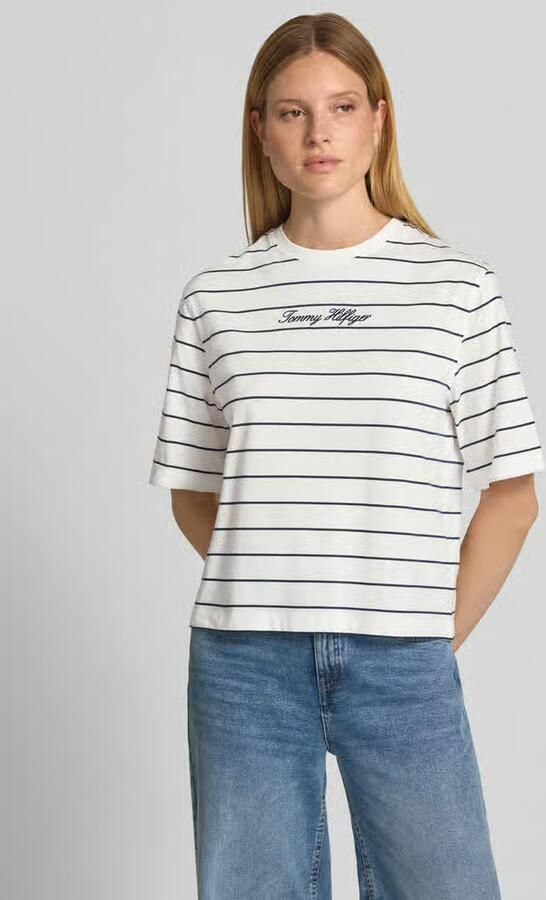 Tommy Hilfiger regular fit T-shirt van puur katoen - Foto 3