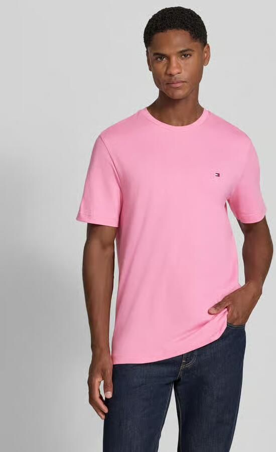 Tommy Hilfiger Regular fit t-shirt van puur katoen - Foto 2