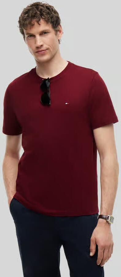 Tommy Hilfiger Regular fit t-shirt van puur katoen - Foto 5