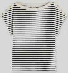 Tommy Hilfiger regular fit T-shirt van puur katoen met knoopdetails