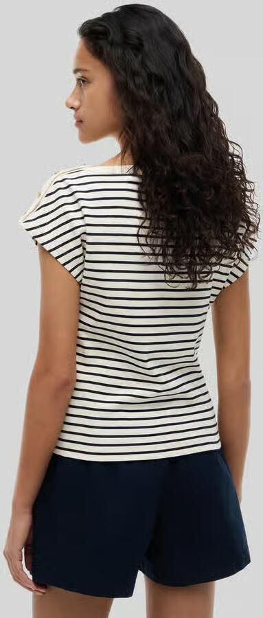Tommy Hilfiger regular fit T-shirt van puur katoen met knoopdetails - Foto 3