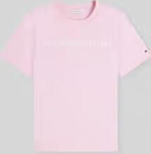 Tommy Hilfiger T-shirt REG CORP LOGO C-NK SS met een logo-opschrift - Foto 4