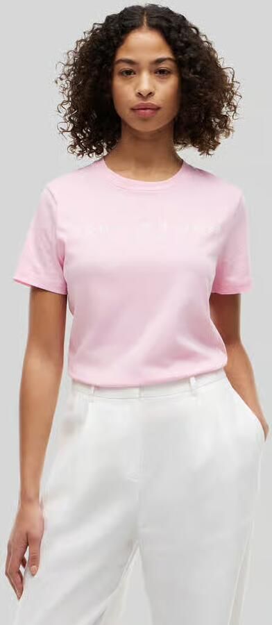 Tommy Hilfiger T-shirt REG CORP LOGO C-NK SS met een logo-opschrift - Foto 6