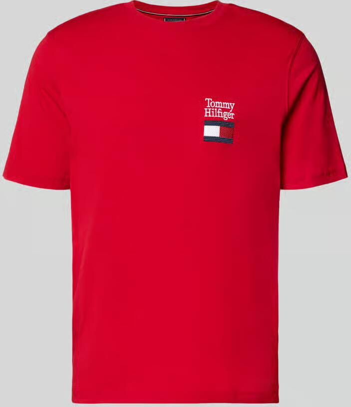 Tommy Hilfiger Regular fit T-shirt van puur katoen model 'BRAND LOVE TEXT'