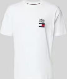 Tommy Hilfiger Regular fit T-shirt van puur katoen model 'BRAND LOVE TEXT' - Foto 9