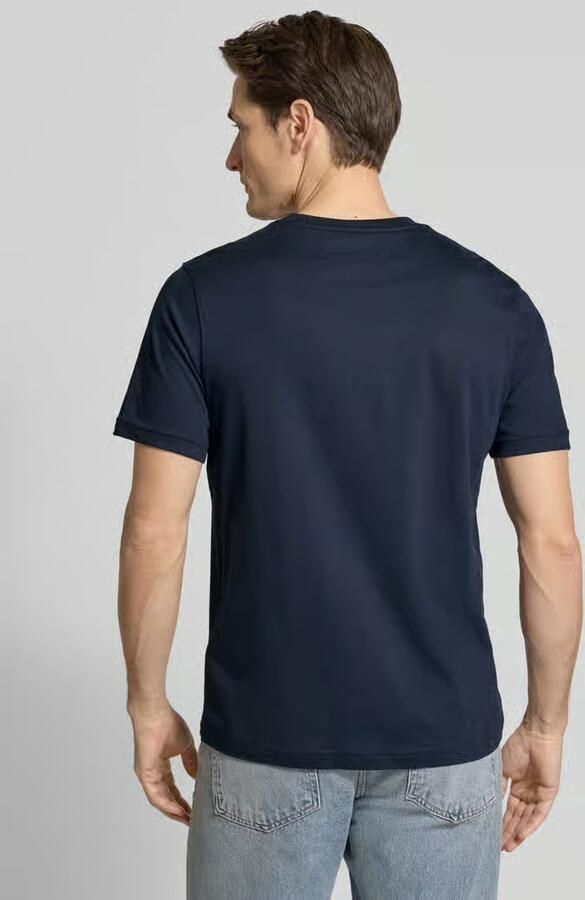 TOMMY HILFIGER Heren Polo's & T-shirts Brand Love Text Stack Tee Donkerblauw - Foto 8