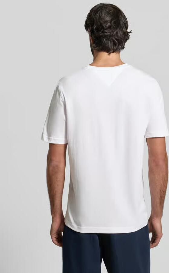 Tommy Hilfiger Regular fit T-shirt van puur katoen model 'BRAND LOVE TEXT' - Foto 10