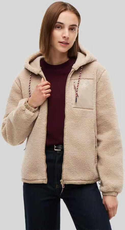 Tommy Hilfiger Regular fit teddy- webbontjack met gestikt logo - Foto 2