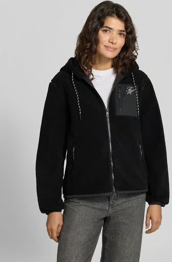 Tommy Hilfiger Regular fit teddy- webbontjack met gestikt logo - Foto 2