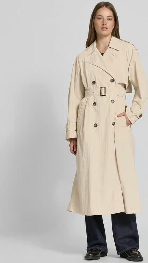 Tommy Hilfiger Regular fit trenchcoat met reverskraag - Foto 2