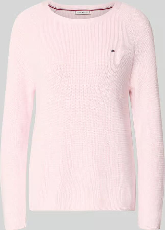 Tommy Hilfiger Regular Fit trui van puur katoen