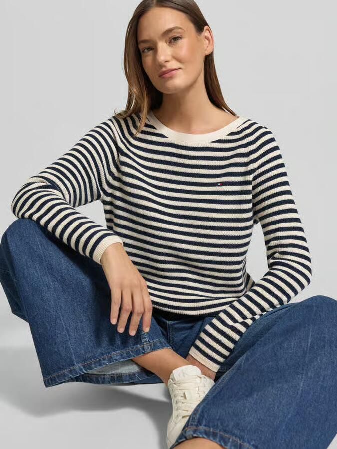Tommy Hilfiger Regular Fit trui van puur katoen - Foto 2