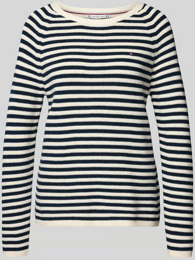 Tommy Hilfiger Regular Fit trui van puur katoen