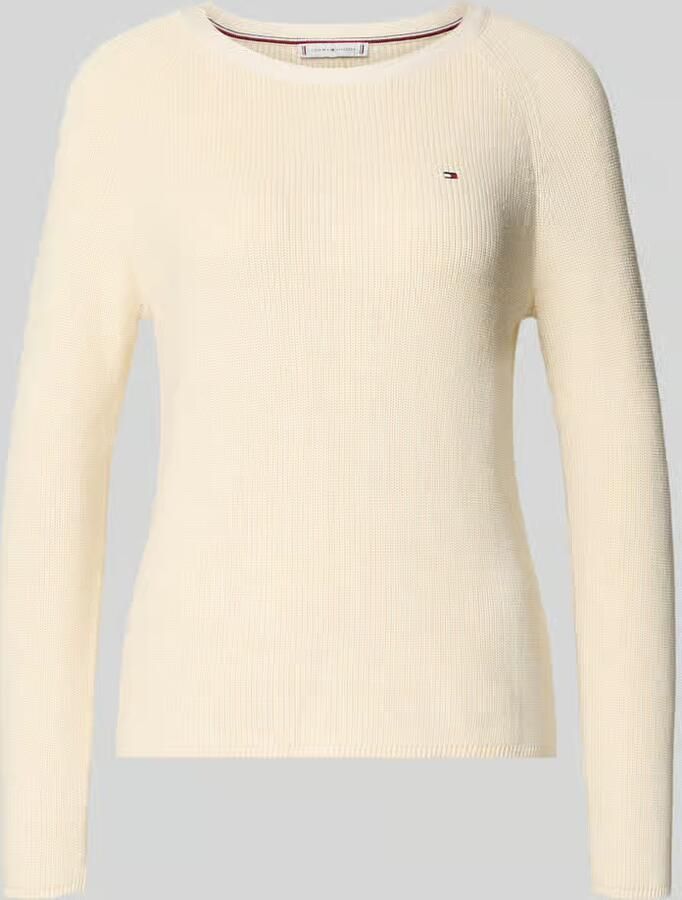 Tommy Hilfiger Regular Fit trui van puur katoen