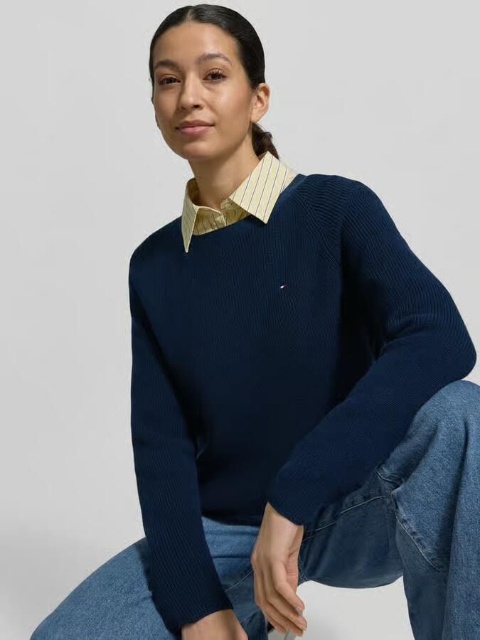 Tommy Hilfiger Regular Fit trui van puur katoen - Foto 2