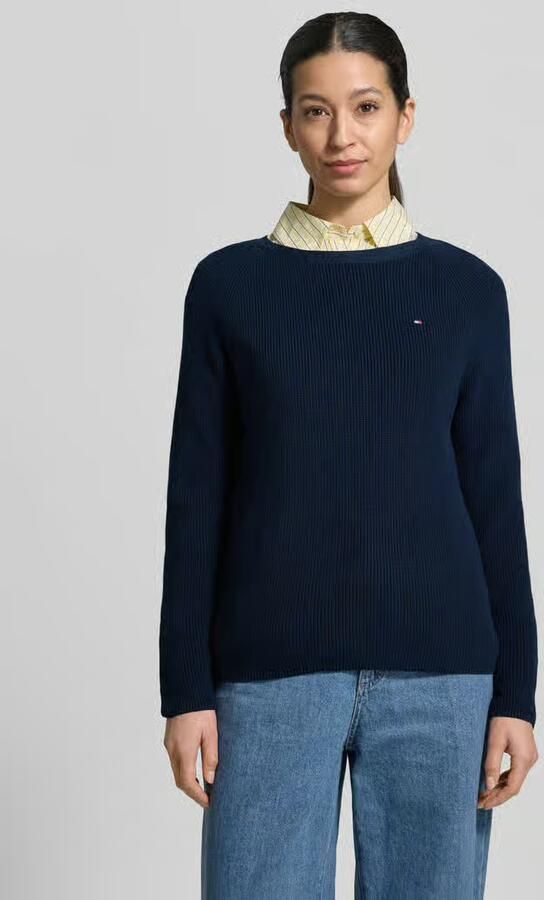Tommy Hilfiger Regular Fit trui van puur katoen - Foto 3