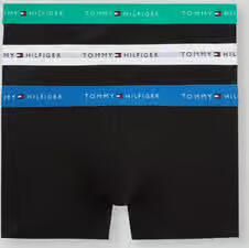 Tommy Hilfiger regular fit trunks van katoenmix in set van 3