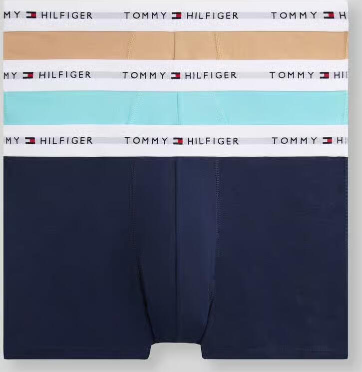Tommy Hilfiger regular fit trunks van katoenmix in set van 3 - Foto 2