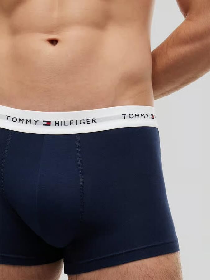 Tommy Hilfiger regular fit trunks van katoenmix in set van 3