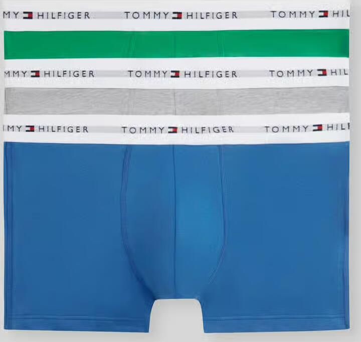 Tommy Hilfiger regular fit trunks van katoenmix in set van 3 - Foto 2