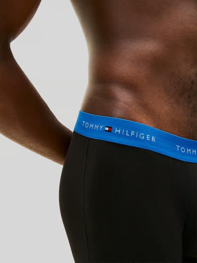 Tommy Hilfiger regular fit trunks van katoenmix in set van 3