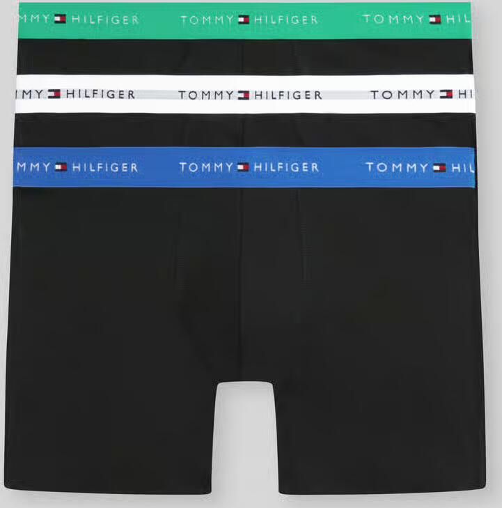 Tommy Hilfiger regular fit trunks van katoenmix in set van 3 - Foto 2