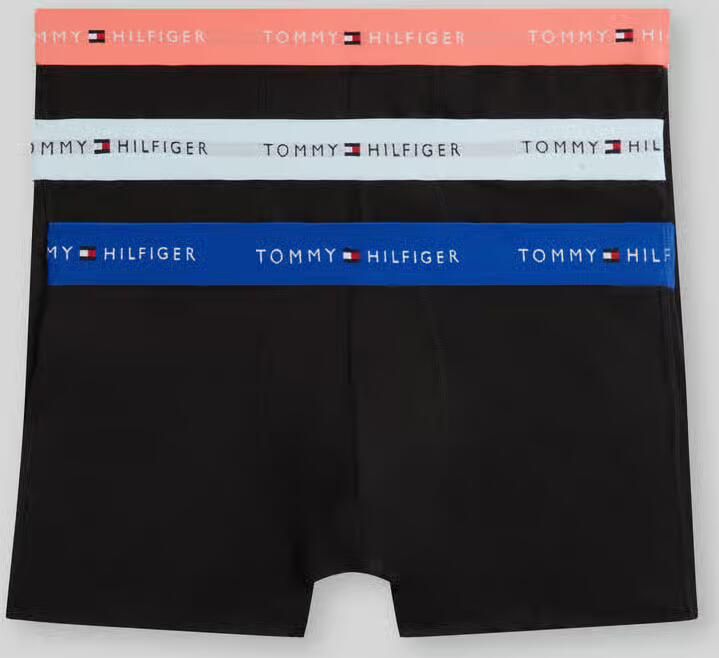 Tommy Hilfiger regular fit trunks van katoenmix in set van 3 - Foto 2