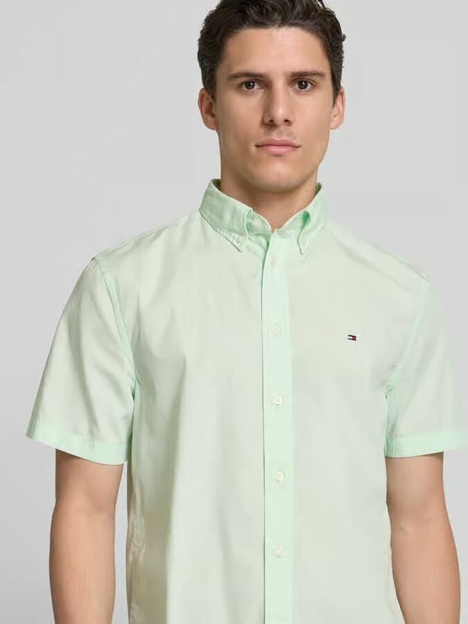 Tommy Hilfiger Regular fit vrijetijdsoverhemd met korte mouwen model 'FLEX'