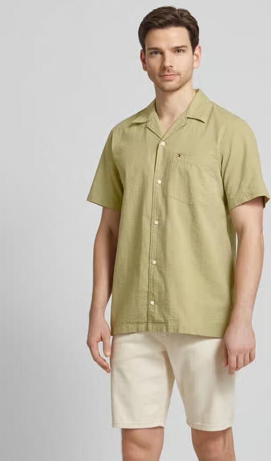 Tommy Hilfiger Regular fit vrijetijdsoverhemd met logostitching - Foto 2