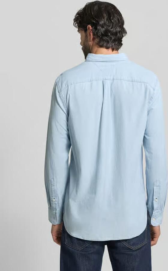 Tommy Hilfiger Regular fit vrijetijdsoverhemd van chambray - Foto 3